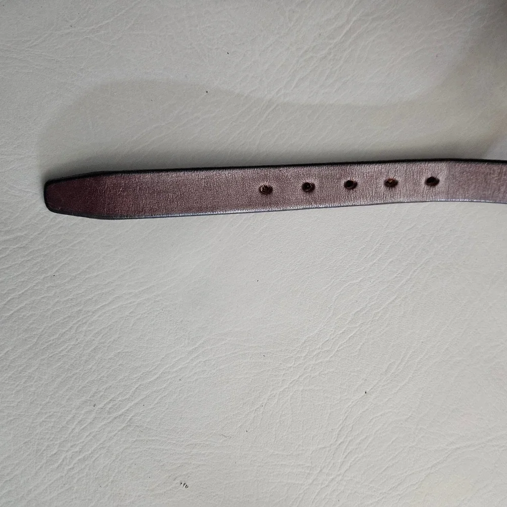 Tory Leather English Bridle Leather Belt Brown Brass Buckle USA Made 30 2337